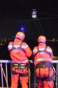 Einsatz BF Hoehenretter Koelner Seilbahn Hoehe Zoobruecke P2405